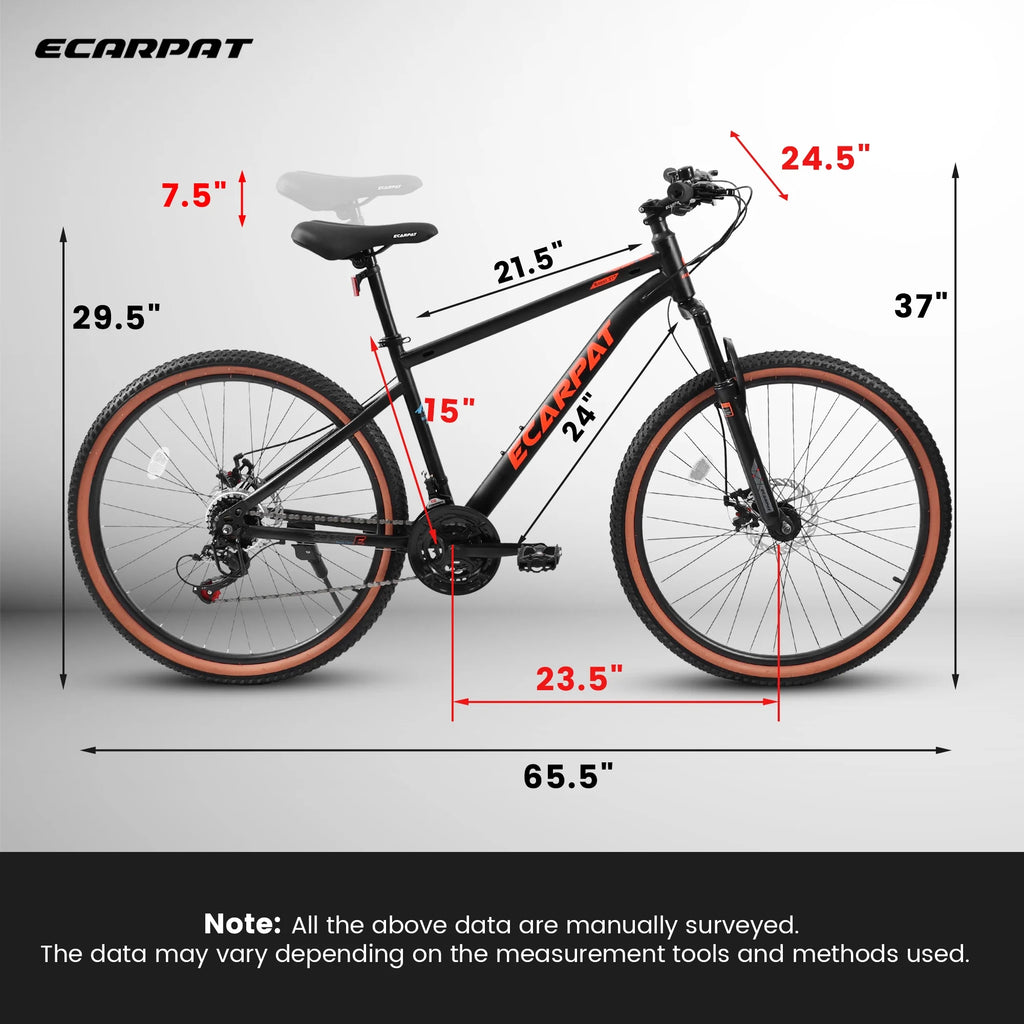 24 inch Mountain Bike with 21 Speed Disc Brakes J881523