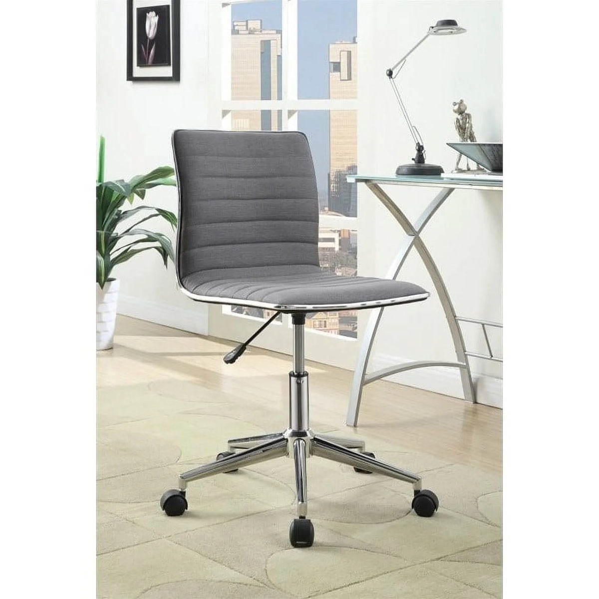 2 Piece Computer Desk and Office Chair Furniture Set Q876