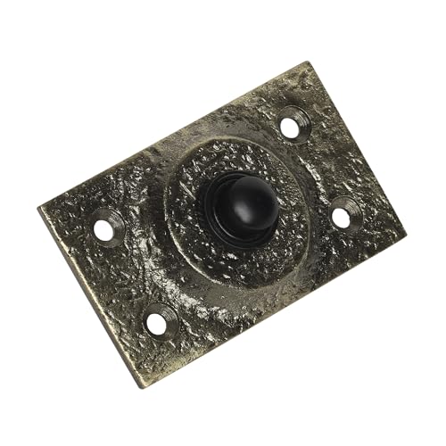 Black Powder Coated Iron Doorbell R4560