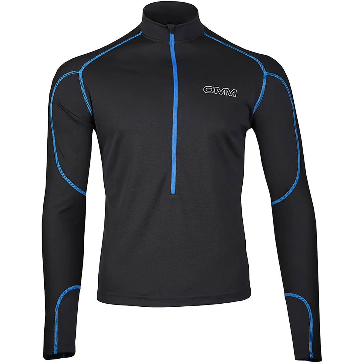 Black Zip Running Top W22761