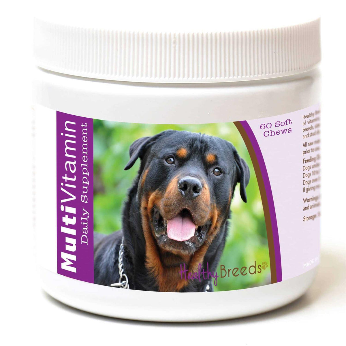 Rottweiler Multi-Vitamin Soft Chews 60 Count S521394