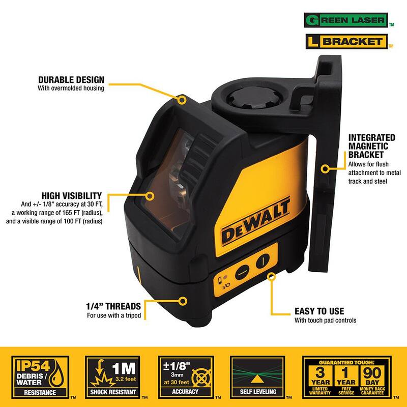 Green Self-Leveling Cross Line Laser Level E812328