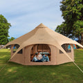 Canvas 4 Seasons Bell Tent with Stove Jack G648