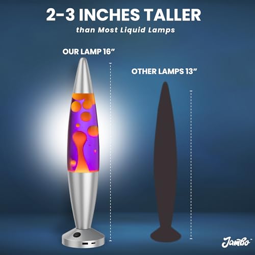 16" Blue Yellow Green Liquid Motion Lamp E135