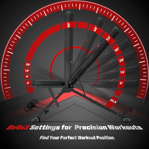 Adjustable Foldable Incline Weight Bench C549