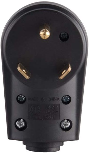 30 Amp RV Plug Male Replacement 3 Prong Electrical Power Connector Pack of 2 D583