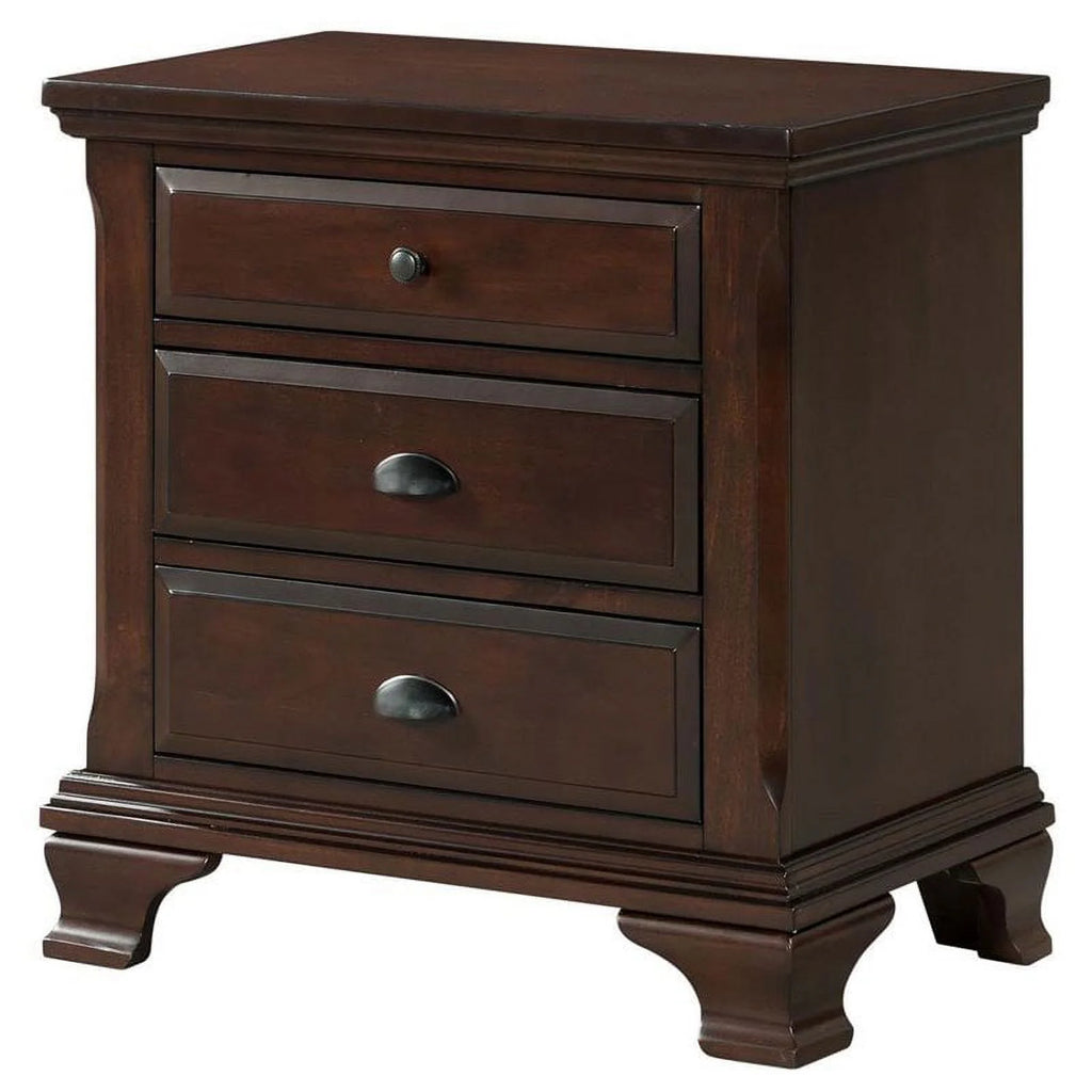 3 Drawer Nightstand in Cherry E62931