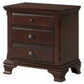 3 Drawer Nightstand in Cherry E62931