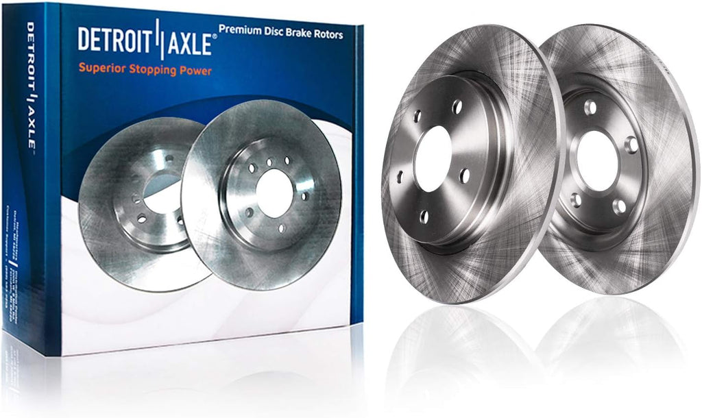 Rear Disc Brake Kit Rotors with Ceramic Pads and Hardware W52311