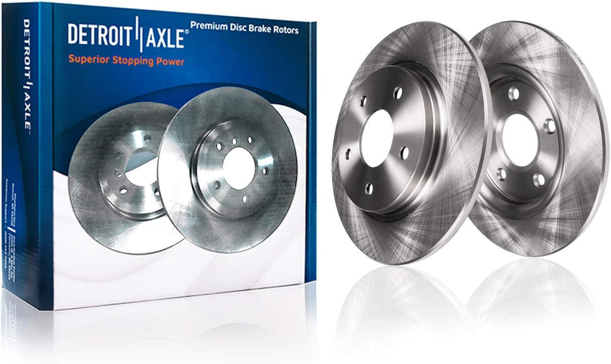 Rear Disc Brake Kit Rotors with Ceramic Pads and Hardware W52311