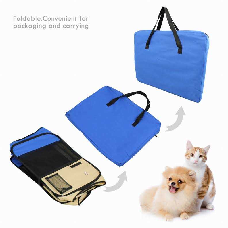 Portable Dog Exercise Pet Soft-Side Playpen H549775