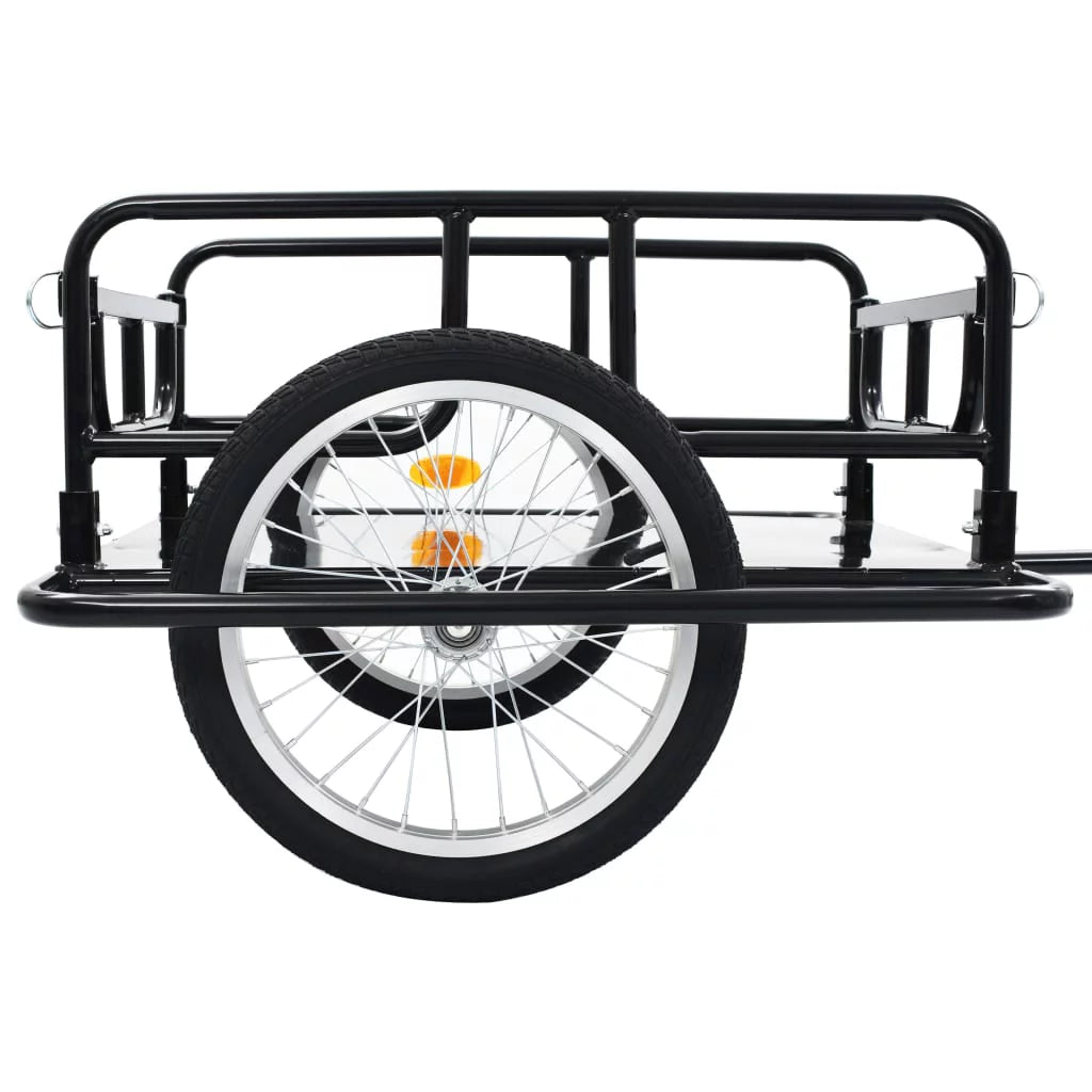 Bike Cargo Trailer Steel Black I933549