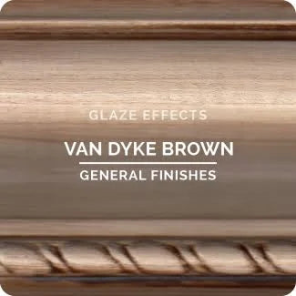 Water Based Glaze Van Dyke Brown Gallon U699