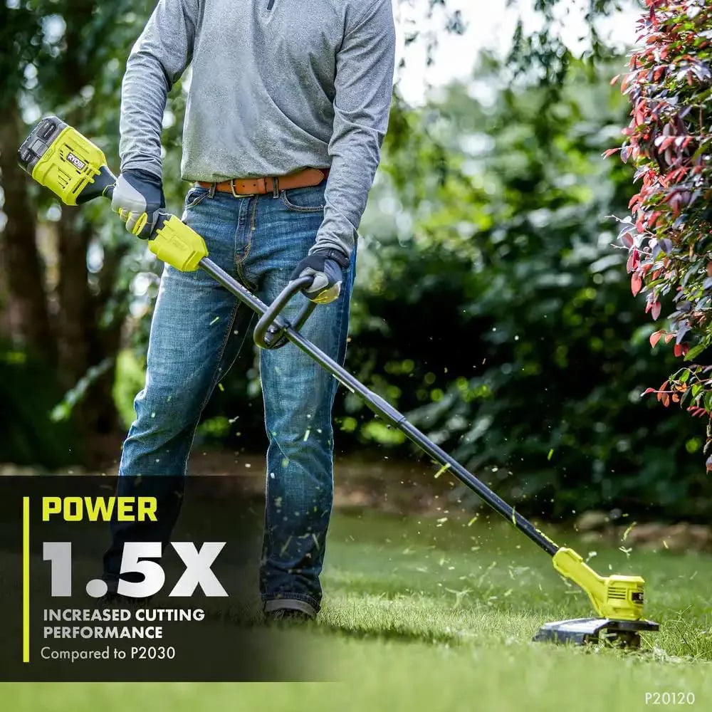 18V Cordless Battery String Trimmer with 4.0 Ah Battery and Charger H5412