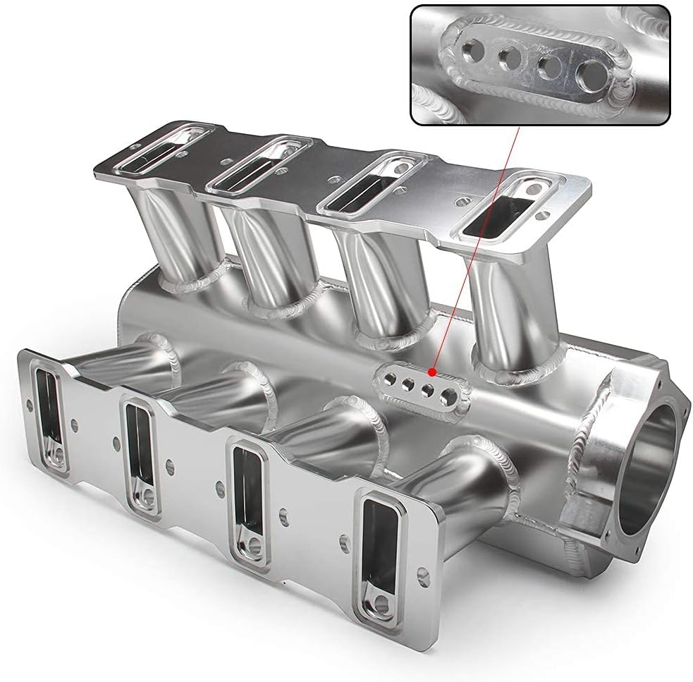 Racing Intake Manifold 102mm Throttle Body Sheet Metal Fabricated EFI J166686