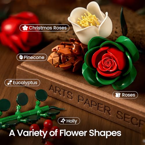 Christmas Flower Bouquet Building Set C716