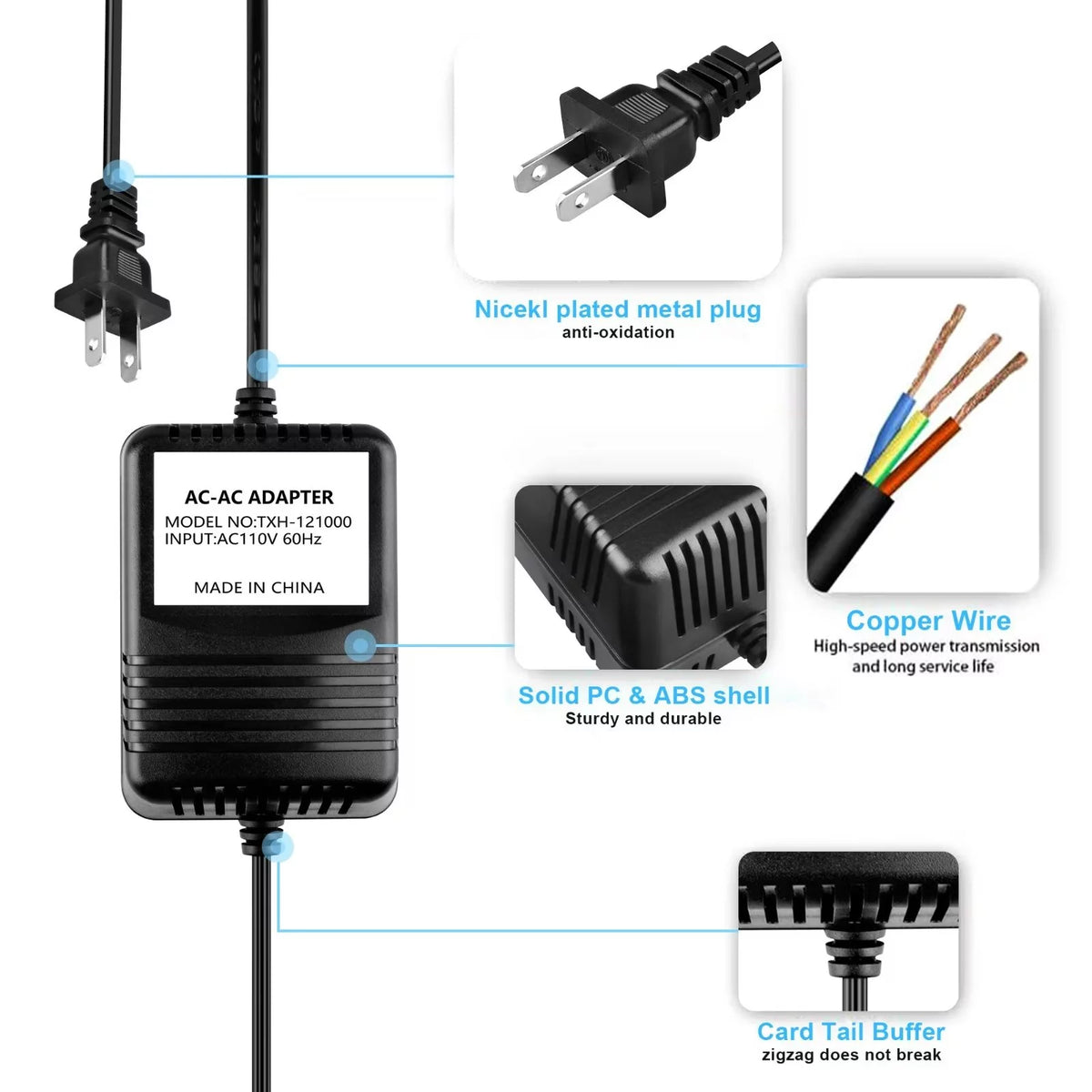 AC to AC Adapter Power PSU G31017