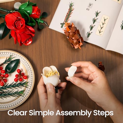 Christmas Flower Bouquet Building Set C716