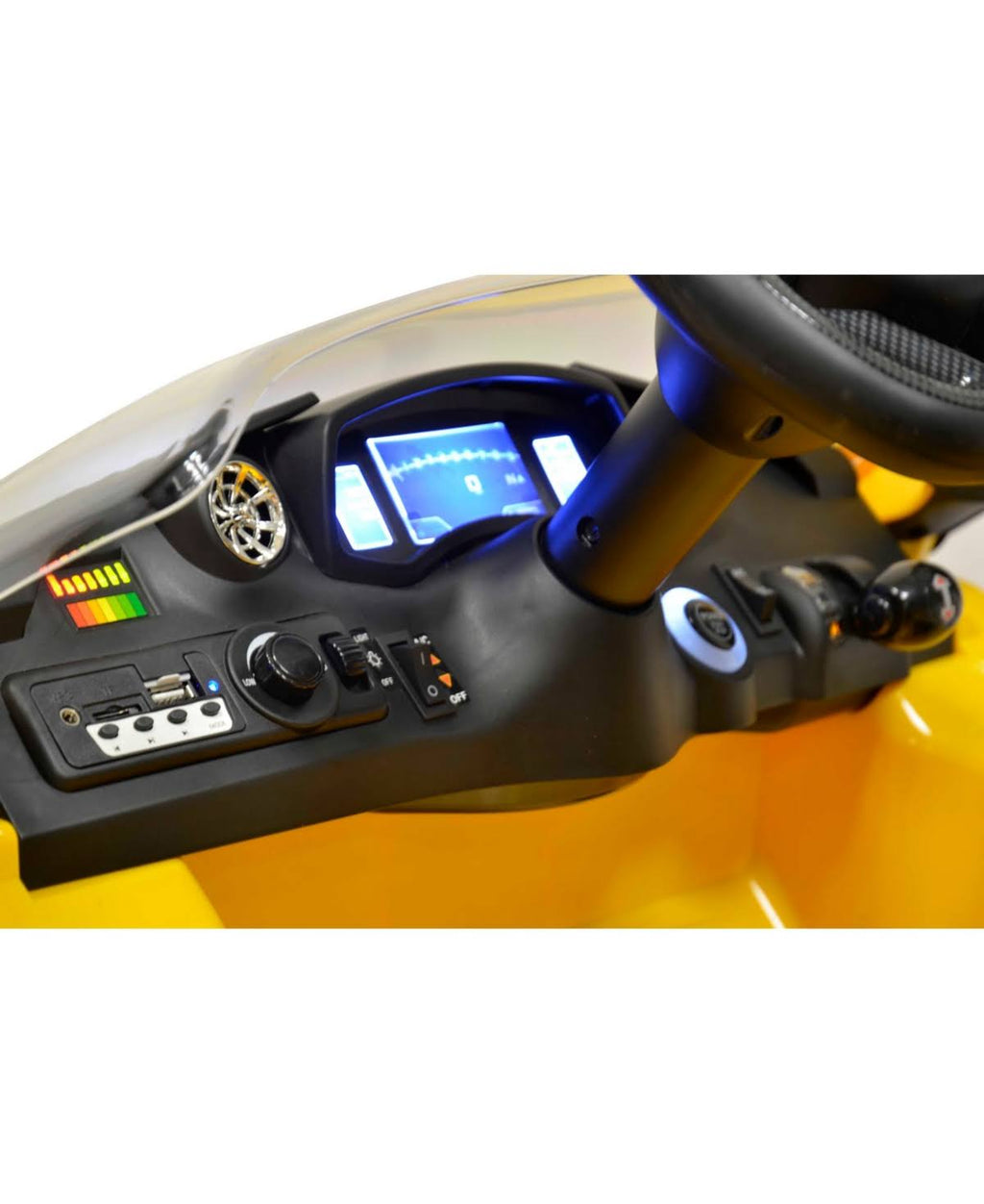 Orange 12V Ride on Car V43829