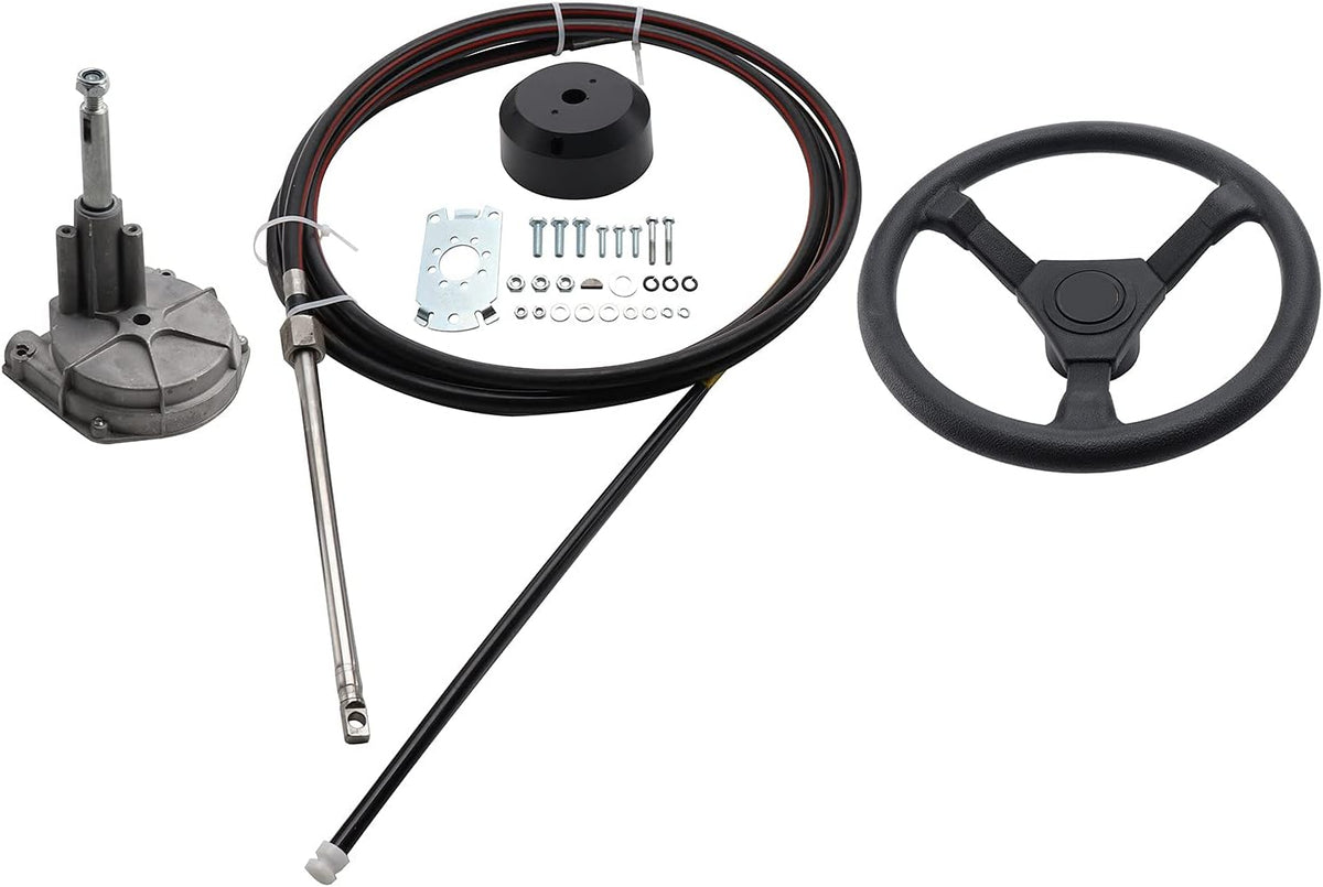 13' Boat Steering Cable with 13 Wheel R217