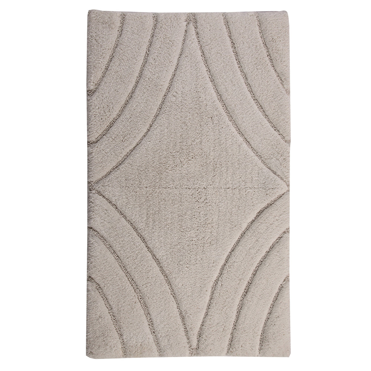 Ivory 17 x 24 Non Skid Bath Rug O66026