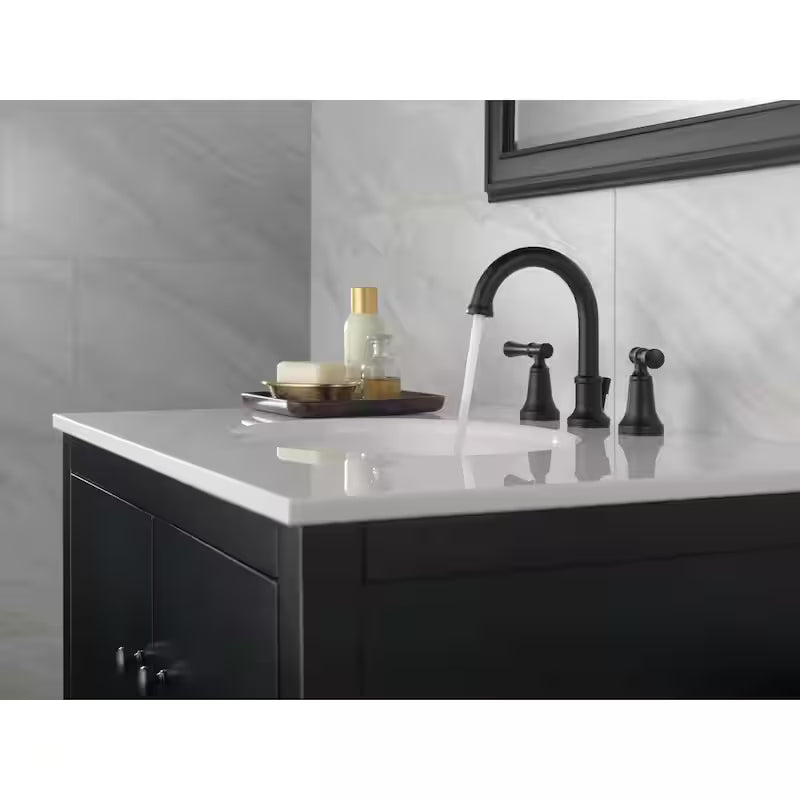 2-Handle Widespread Bathroom Faucet in Matte Black G940778