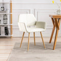 Modern Fabric Accent Chair with Metal Legs V260