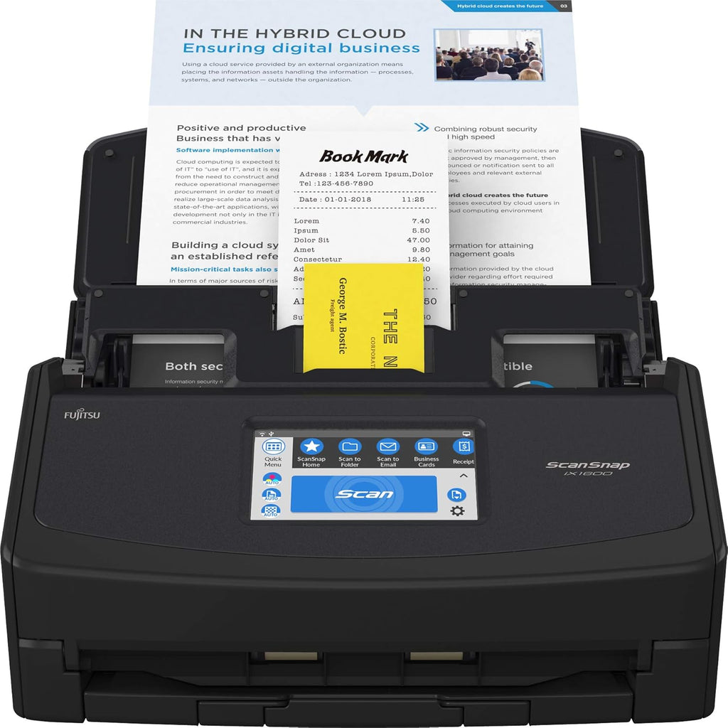 Black Document Scanner Z448