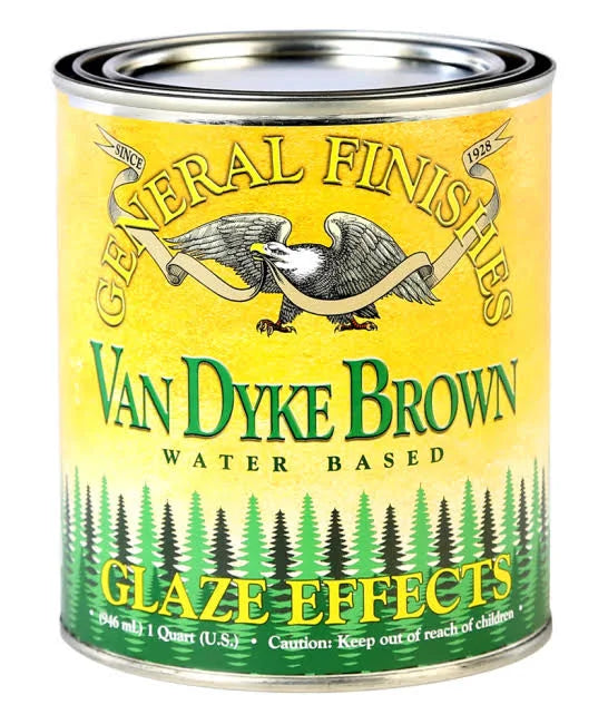 Water Based Glaze Van Dyke Brown Gallon U699