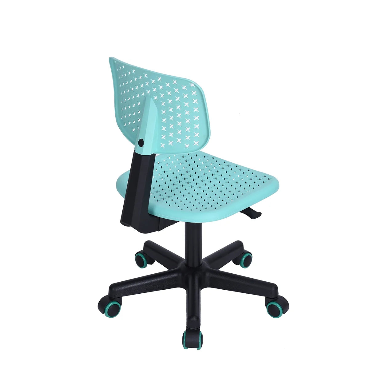 Turquoise Ergonomic Office Chair with Adjustable Height P847