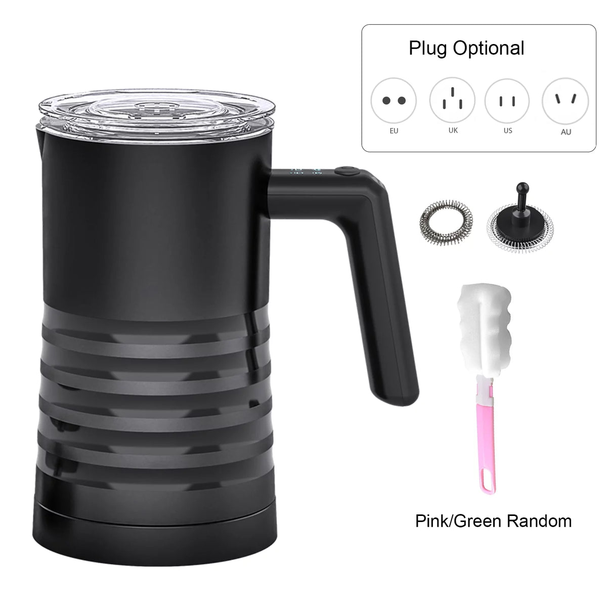 Electric Milk Frother and Steamer 4 in 1, 400W Non-Stick 580ml B7503
