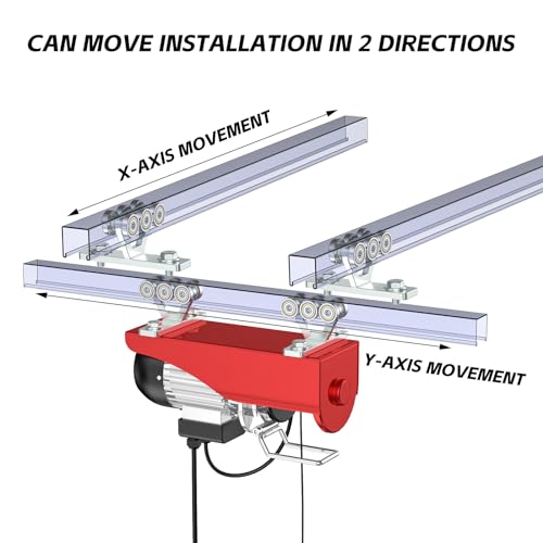 6 Wheel Hoist Trolley with Rollers Z5349