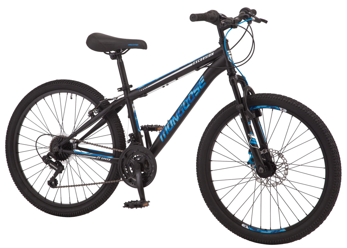 24-inch 21 Speed Black Mountain Bike E634799