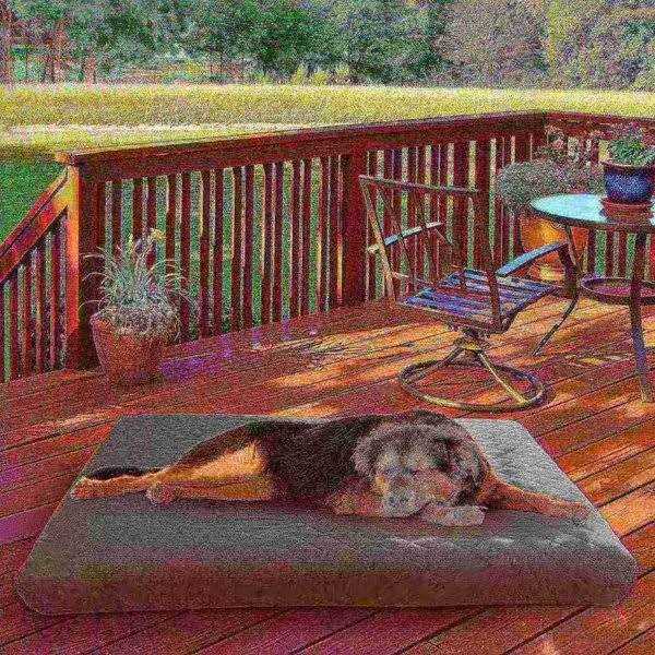Waterproof Indoor/Outdoor Memory Foam Pet Bed C4947