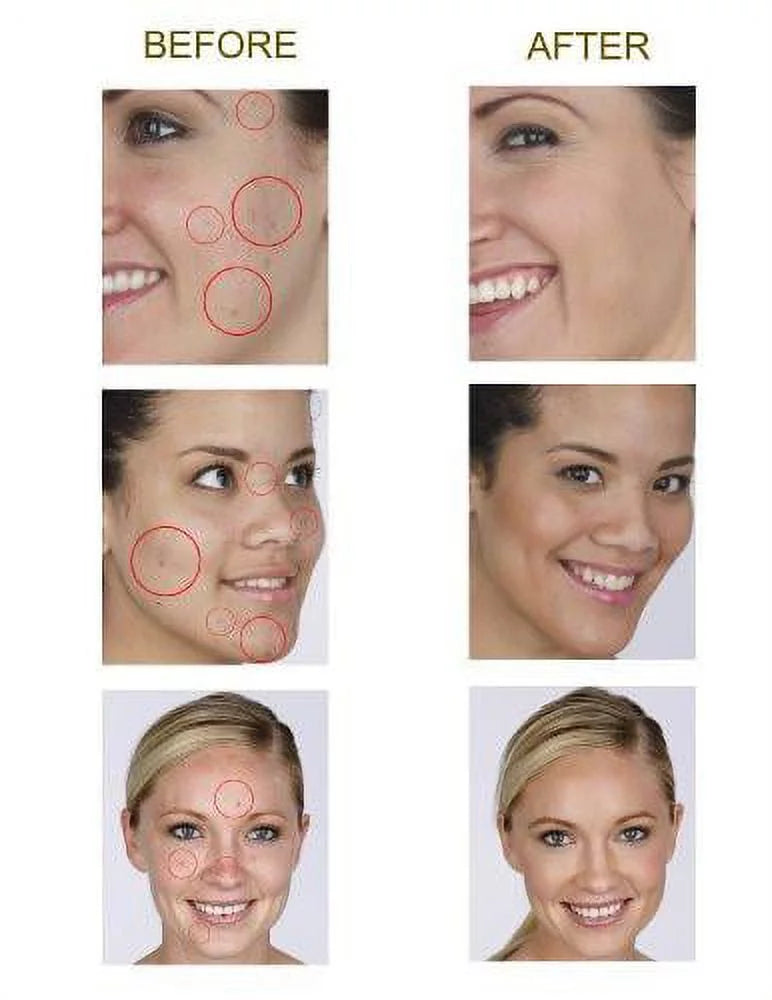 Water-based Foundation Set of 3 Light Matte Shades S825897