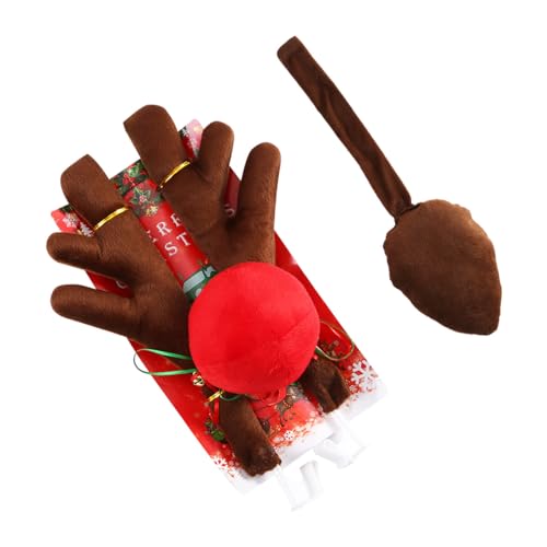 Reindeer Car Kit Antlers Nose Coffee V65904