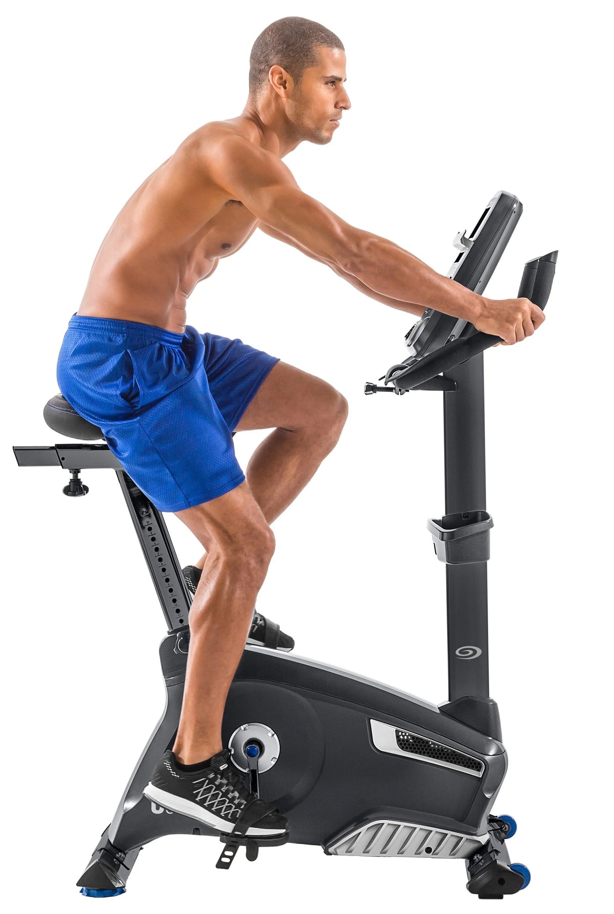 Upright Exercise Bike with Bluetooth Connectivity and 25 Levels of Resistance J69879
