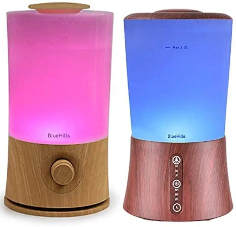 2000 Ml Set of 2 Large Essential Oils Diffusers U173477