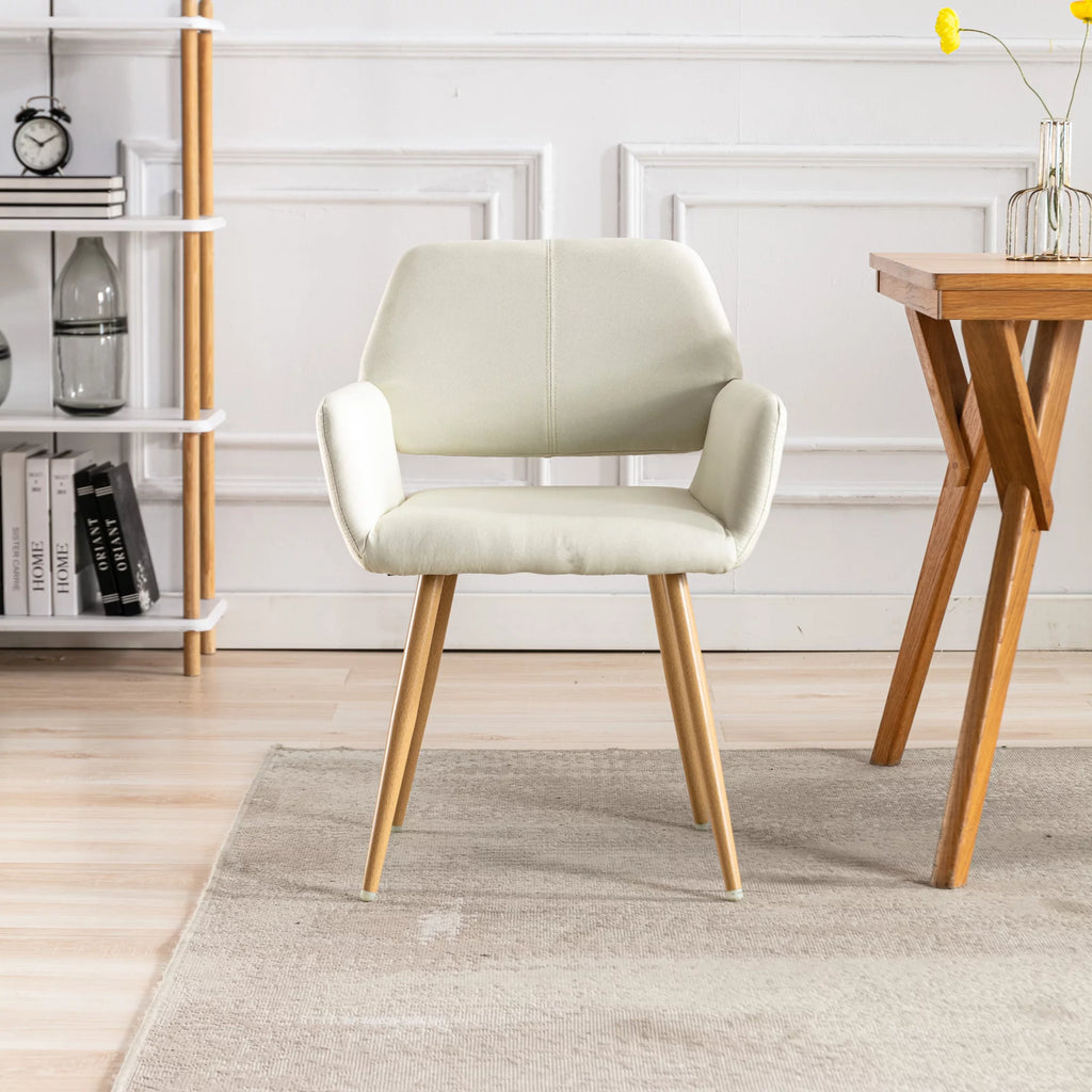 Modern Fabric Accent Chair with Metal Legs V260