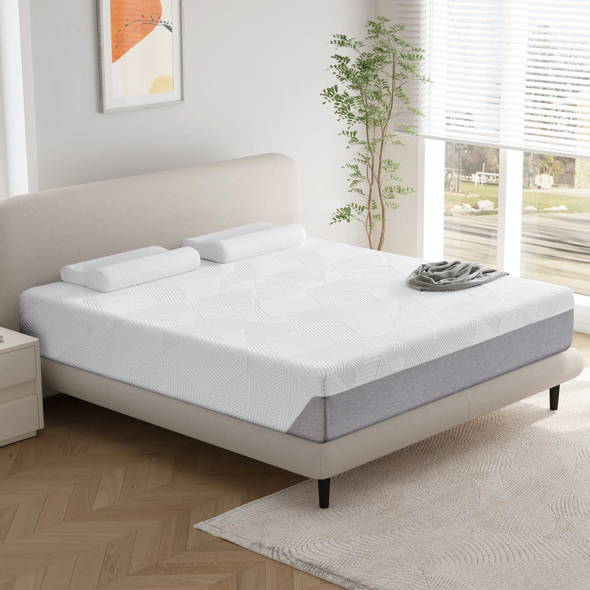 King Size Medium Firm Memory Foam Mattress O100030