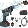 Cordless Pressure Washer 20V 4.0Ah 450 PSI 6 in 1 Adjustable Nozzle Q71022