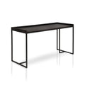 Black Industrial Computer Desk with USB Port E5984
