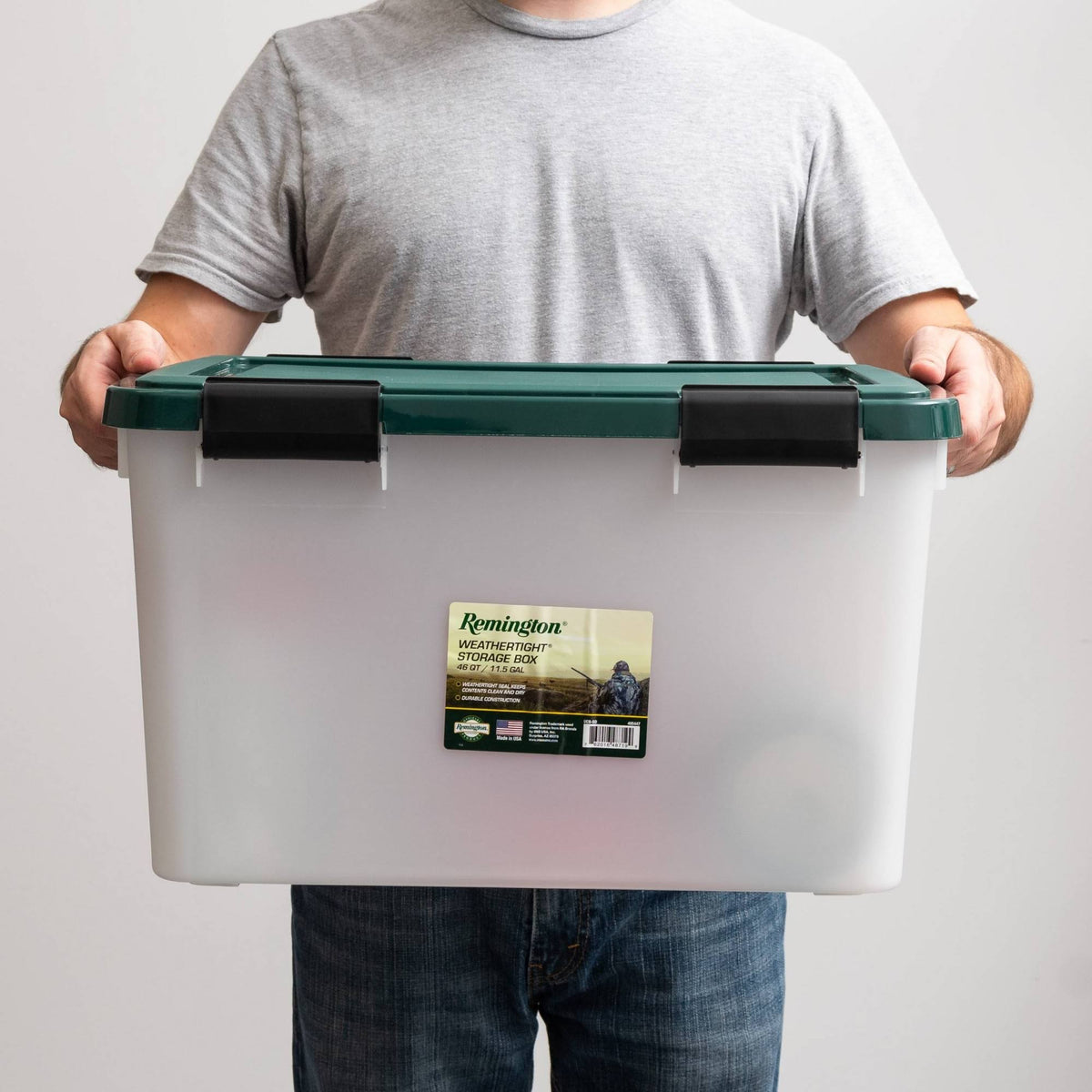 46 Quart Weathertight Storage Box 4-Pack Q384
