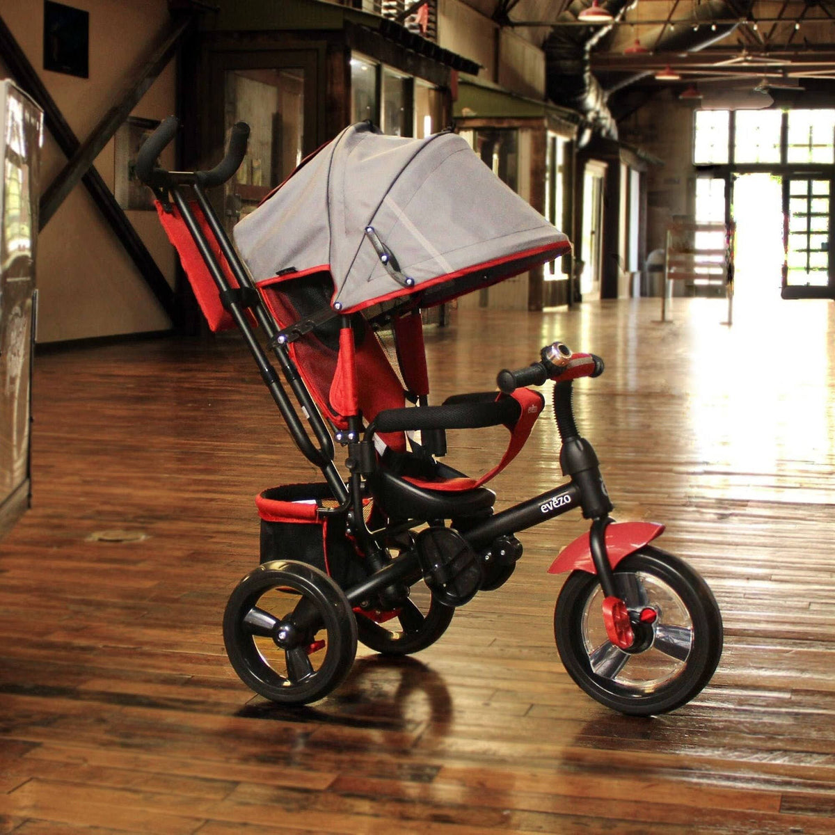 4-in-1 Stroller Trike with Full Canopy S395028