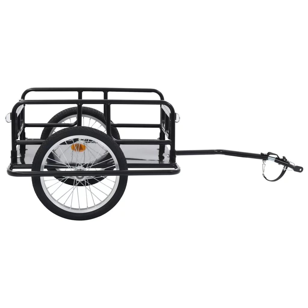 Bike Cargo Trailer Steel Black I933549