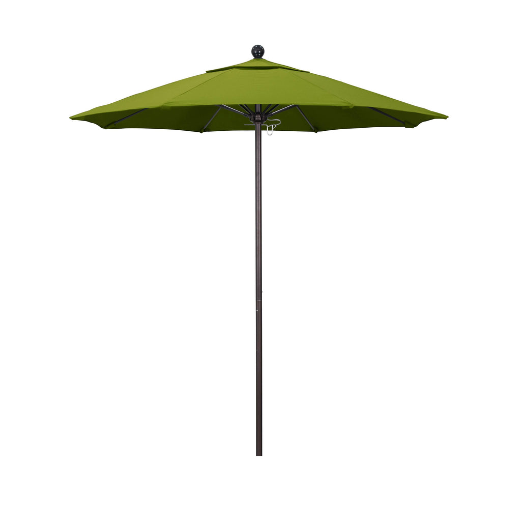 7.5 Ft Fiberglass Market Umbrella Push Open R5669