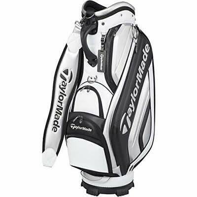 Golf Caddy Bag 9.5 x 47 inch White Black V526082