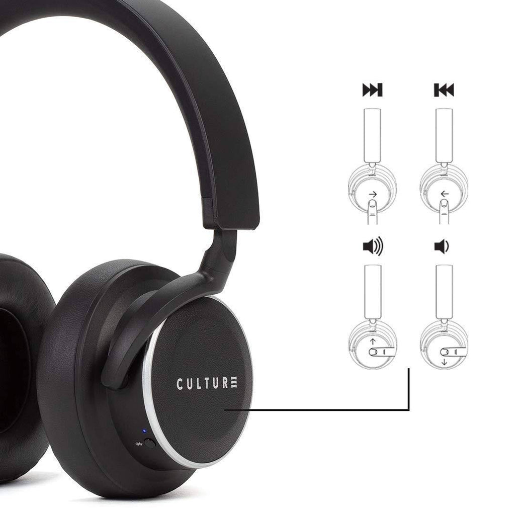 Wireless Over-Ear Noise Cancelling Headphones Black N8862