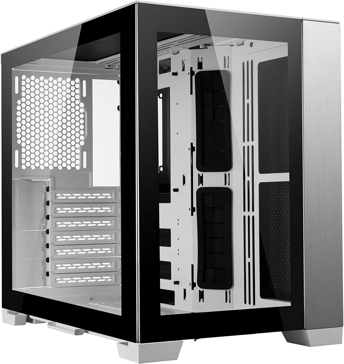 White Mini Tower Computer Case M6689