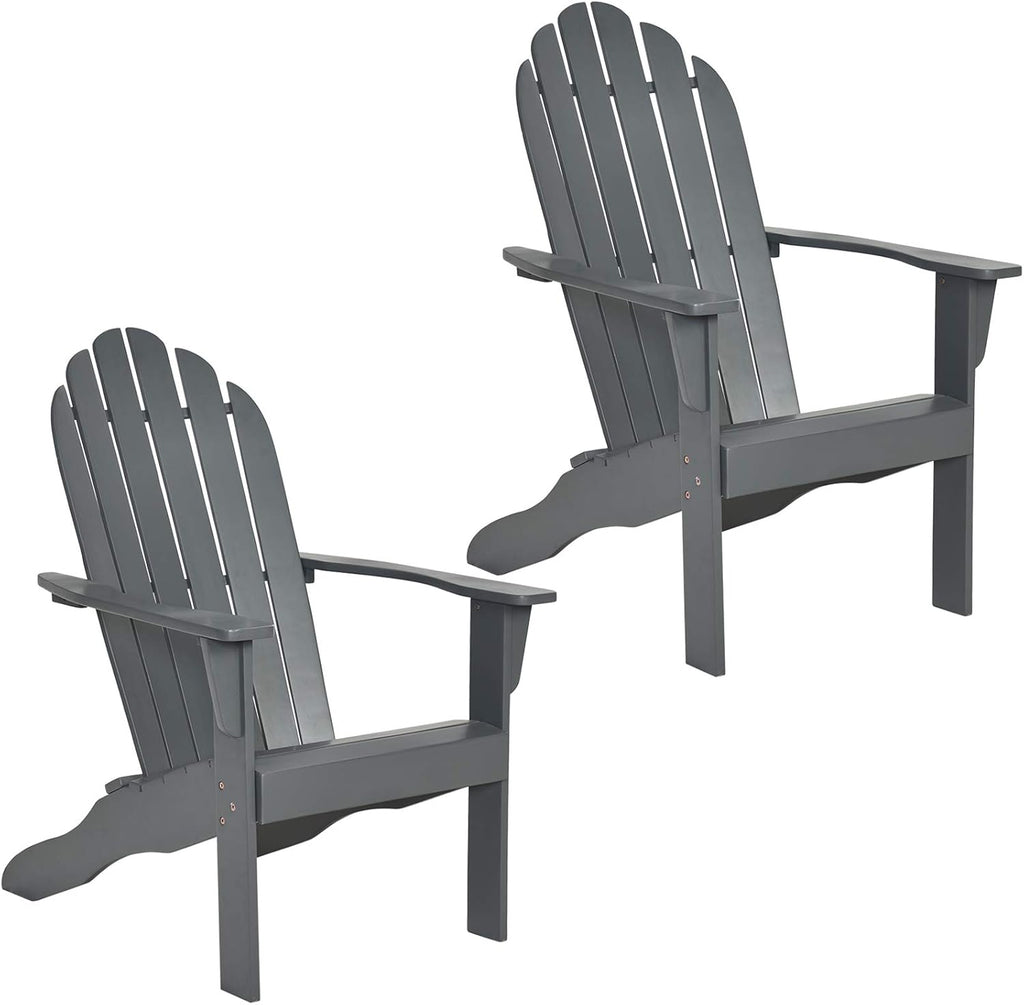 White Adirondack Wooden Chair P7043